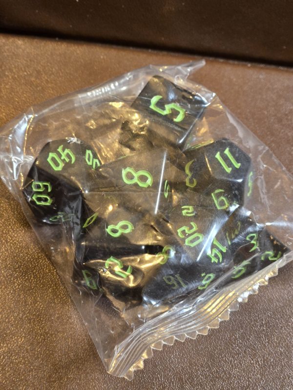 Black Dice Set