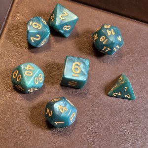 Green Dice Set