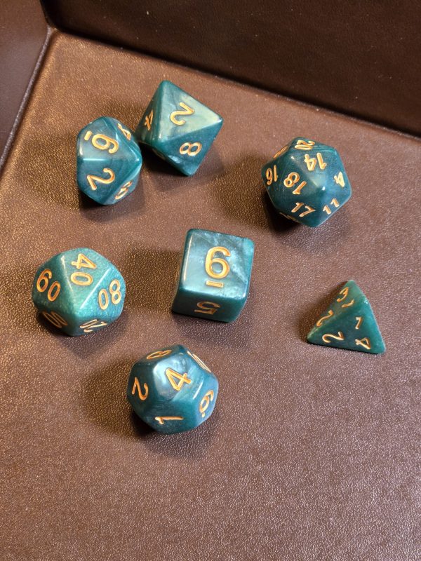 Green Dice Set