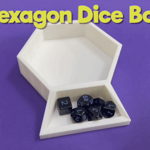 Hexagon Dice Box / Tray