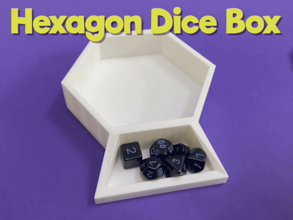Hexagon Dice Box / Tray