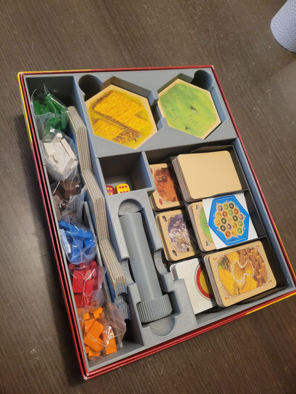 Ultimate Catan Game Insert Organizer